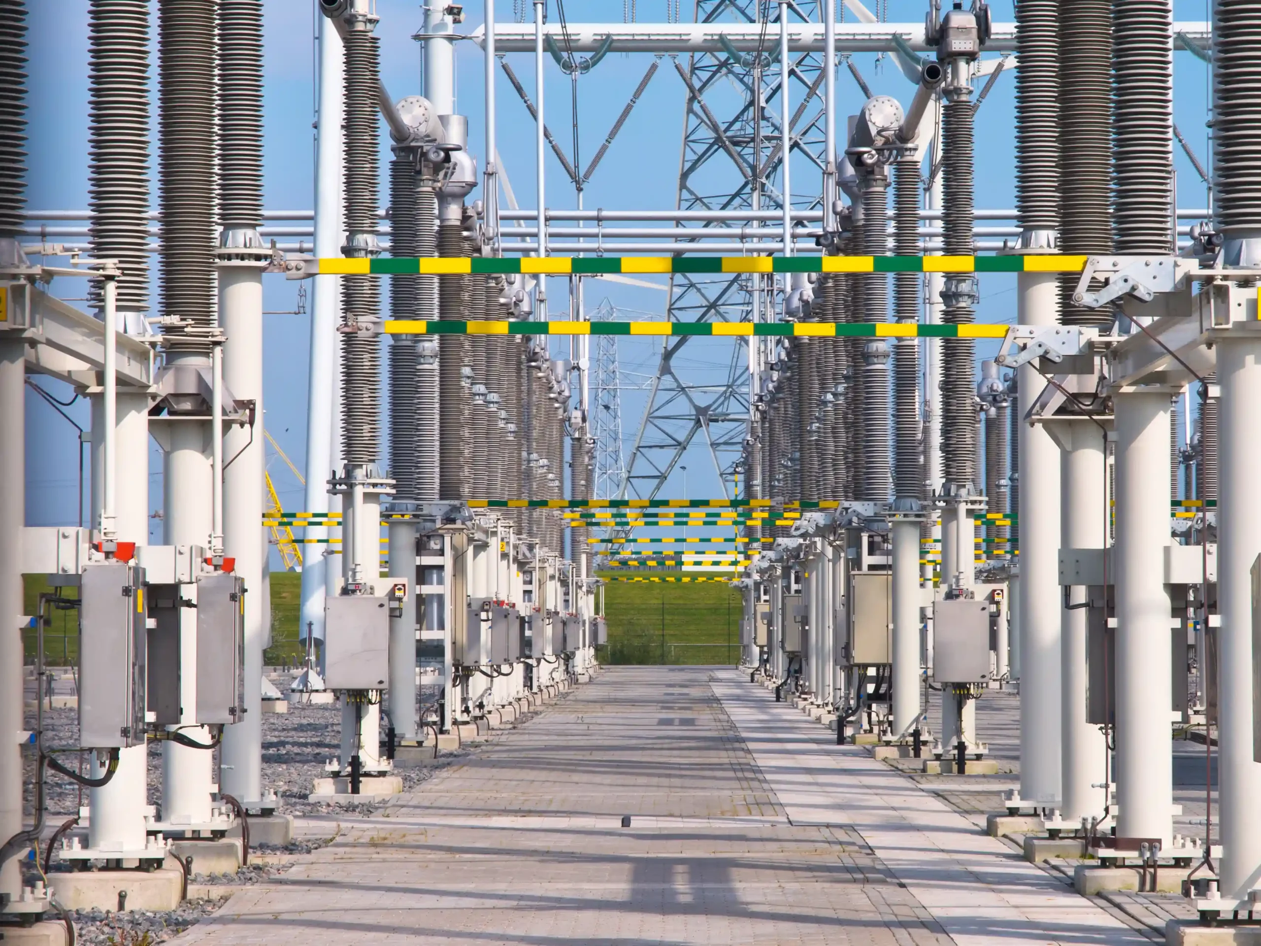 Electrical substation equipment and high voltage power infrastructure